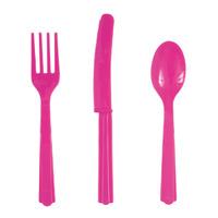 Neon Pink Cutlery