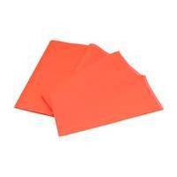 neon orange tissue paper 4 sheets