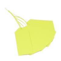 Neon Yellow Gift Tags 6 Pack