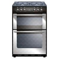 new world 444445701 55cm lpg gas cooker in st steel nw55twlg lpg sta