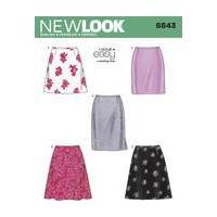 New Look One Hour Skirts Sewing Pattern 6843