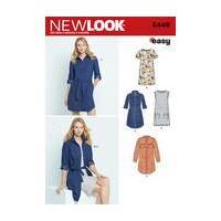 New Look Easy Dress Sewing Pattern 6449