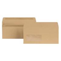 New Guardian DL Window Envelopes 80gsm Self Seal Manilla Pack of 1000