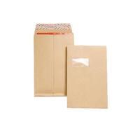 new guardian gusset c4 window envelopes 130gsm manilla peel and seal