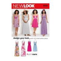 New Look Ladies Easy Sewing Pattern 6122 Jersey Dresses