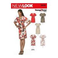 New Look Ladies Easy Sewing Pattern 6936 Dresses in 2 Lengths