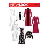 New Look Ladies Sewing Pattern 6305 Long & Short Jackets & Dresses