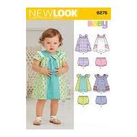 new look baby toddlers easy sewing pattern 6275 dresses panties