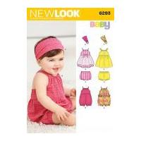 New Look Baby Easy Sewing Pattern 6293 Dresses, Rompers, Panties & Headbands