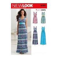 New Look Ladies Easy Sewing Pattern 6280 Stretch Knit Summer Dresses