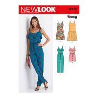 New Look Ladies Easy Sewing Pattern 6373 Jumpsuits & Dresses