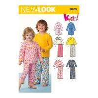 New Look Childrens Easy Sewing Pattern 6170 Pyjamas & Dressing Gown