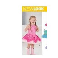 New Look Childrens Easy Sewing Pattern 6255 Tutu Dresses