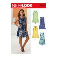 New Look Ladies Easy Sewing Pattern 6263 A Line Summer Dress