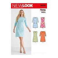 New Look Ladies Easy Sewing Pattern 6428 Just for Knits Dresses