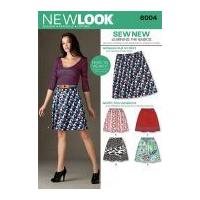 New Look Ladies Easy Learn to Sew Sewing Pattern 6004 Skirts