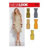 New Look Ladies Sewing Pattern 6124 Smart Fitted Dresses