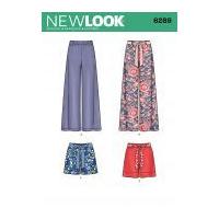 New Look Ladies Sewing Pattern 6289 Shorts & Trouser Pants