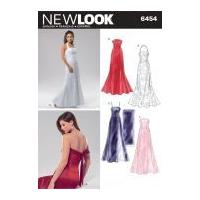 New Look Ladies Sewing Pattern 6454 Special Occasion Dresses & Shawl