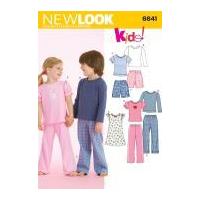 New Look Childrens Easy Sewing Pattern 6641 Night Dress & Pyjamas