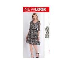 New Look Ladies Sewing Pattern 6370 Gathered Skirt Fitted Dresses