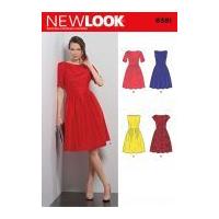 New Look Ladies Sewing Pattern 6391 Dresses in 4 Styles