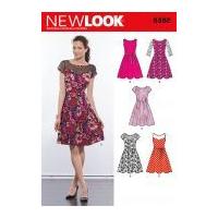 New Look Ladies Sewing Pattern 6392 Dresses in 5 Styles