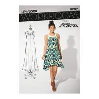 new look ladies sewing pattern 6207 loose fit summer dresses