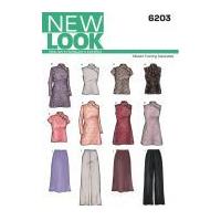 New Look Ladies Sewing Pattern 6203 Tops, Tunics, Skirts & Pants