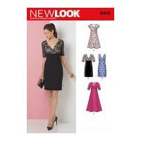 New Look Ladies Sewing Pattern 6410 Evening Dresses in 4 Styles