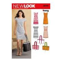 New Look Ladies Easy Sewing Pattern 6095 Fitted Dresses & Bags