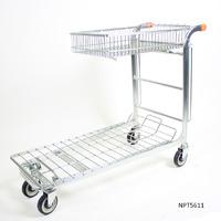 Nestable Stock/Cash & Carry Trolley with Integral Folding Basket