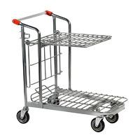 Nestable Stock/Cash & Carry Trolley with Top Shelf