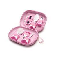 neat nursery co character care baby grooming kit pink