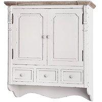 New England Wall Mounted Cupboard With Drawers