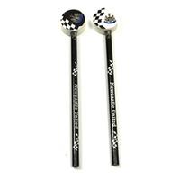 Newcastle United Unisex Checked Pencil And Topper Set (pack Of 2), Multi-colour