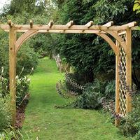 new forest 245x270x136cm large ultima pergola arch