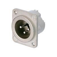 neutrik 3 pole nc3md lx m3 panel plug