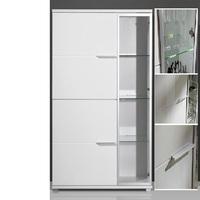 Nevada Gloss White 3 Door Entertainment Cabinet