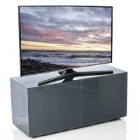 Nexus Small TV Stand In Grey High Gloss With Wireless Charging