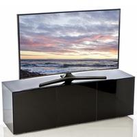Nexus Large TV Stand In Black High Gloss With Wireless Charging