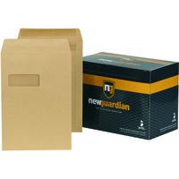 New Guardian Envelope C4 Window 130gsm Manilla