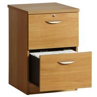 Newmarket 2 Drawer Filing Cabinet Warm Oak