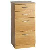 newmarket 4 drawer combination unit english oak