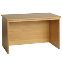 newmarket regular desk warm oak