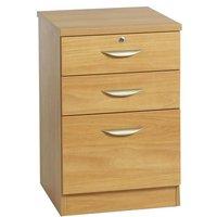 newmarket 3 drawer combination unit english oak