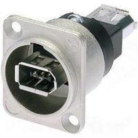 Neutrik NA1394-6-W IEEE 1394 Mounted Socket 6 IEEE Socket, build-in Nickel