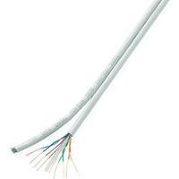 Network cable CAT 6 F/UTP 8 x 2 x 0.196 mm² White Conrad Components H21204C21 10 m