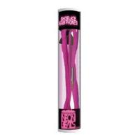 neon pink shoe lace earphones