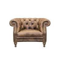 New England Yale Leather Armchai...